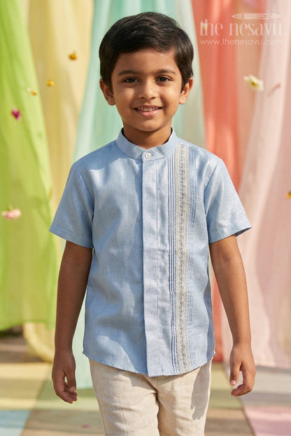 Boys Silk Shirt for Festive and Traditional