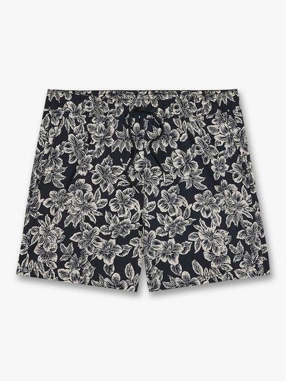 Bungalow Trunk - Black Hibiscus
