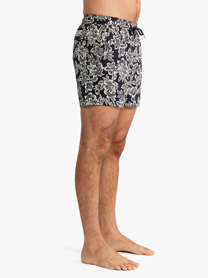 Bungalow Trunk - Black Hibiscus