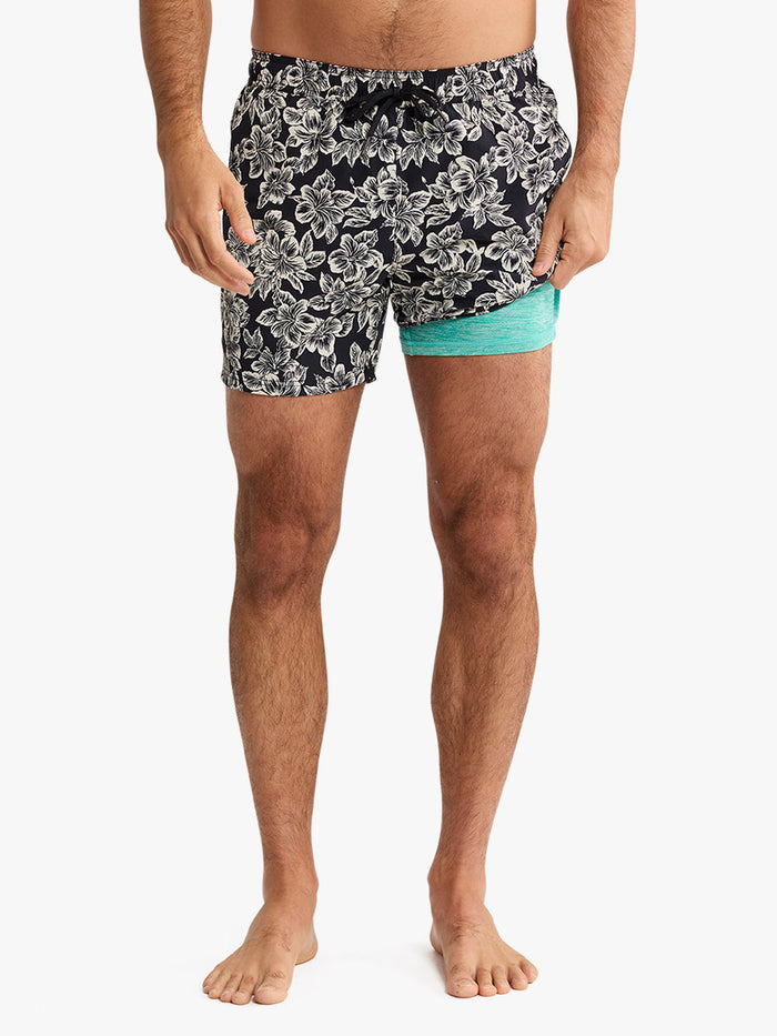 Bungalow Trunk - Black Hibiscus