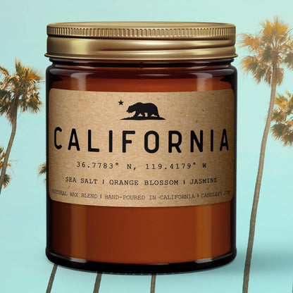 California Golden State Natural Wax Scented Candle