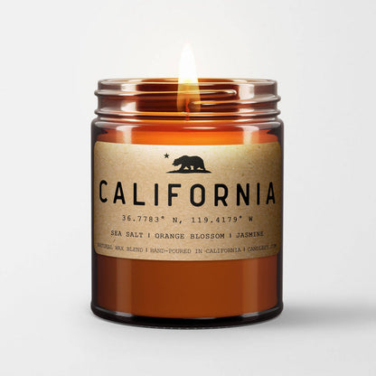 California Golden State Natural Wax Scented Candle