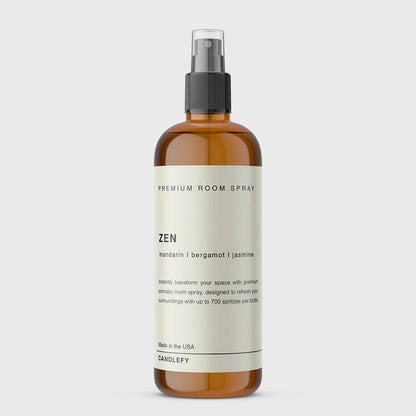 Candlefy - Zen Premium Room Spray: Refresh Your Space with 700 Spritzes of Aromatic Bliss
