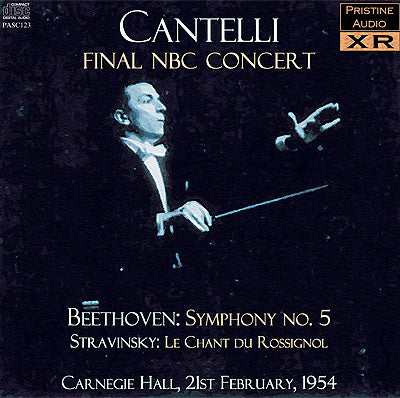 CANTELLI Final NBC SO Concert: Stravinsky, Beethoven's 5th (1954) - PASC123 - CD