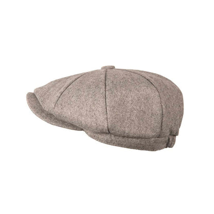 Carlyle Felt Newsboy Cap | Modern Peaky Panel Shape