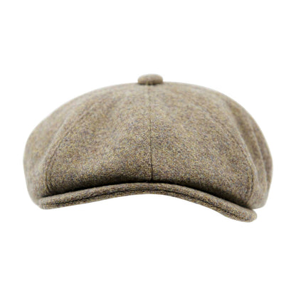 Carlyle Heath Plain Wool Mix Newsboy Cap