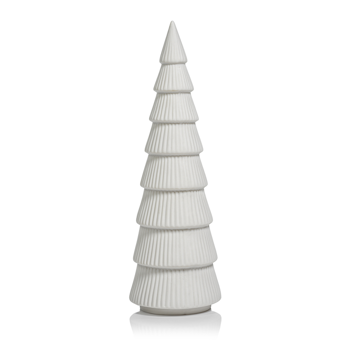Ceramic Holiday Tree - Matte White - Christmas Trees by Carlyle Avenue