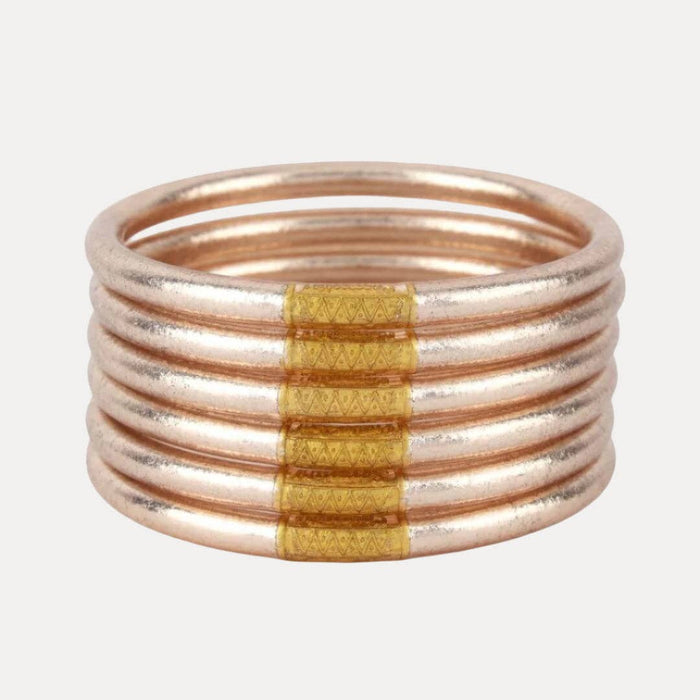 Champagne All Weather Bangles® (Set of 6)