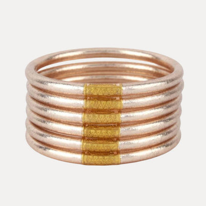 Champagne All Weather Bangles® (Set of 6)