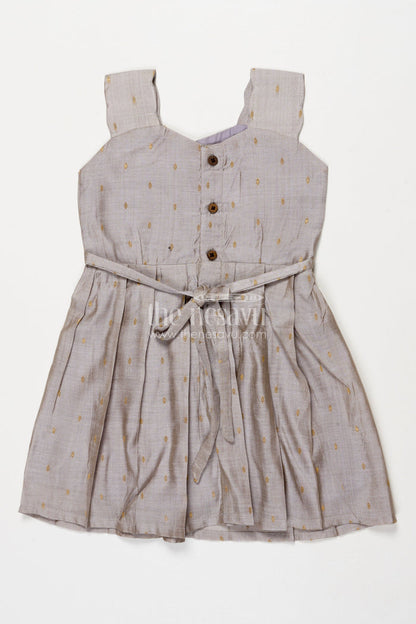 The Nesavu Girls Chanderi Frock Chanderi Frock for Toddler Girls for School Ethnic Day and Family Events Nesavu Nesavu chanderi frock for toddler girls perfect for school ethnic day and cultural events