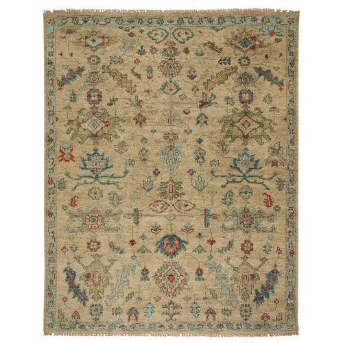 Charise-Isfahan Sand Hand Knotted Rug Rectangle image