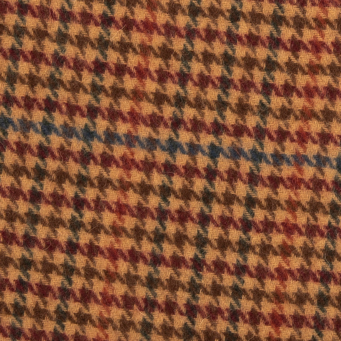 Luxurious Check Wool Scarf - 100% Pure Mongolian Wool
