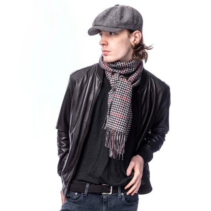 Check Wool Scarf