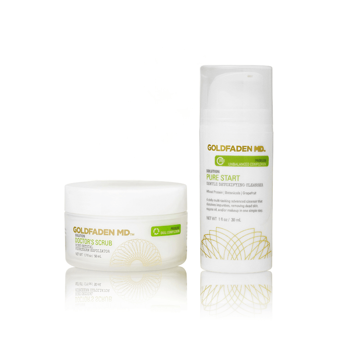 Cleansing Essentials Travel Set - Goldfaden MD - Living with Ivey