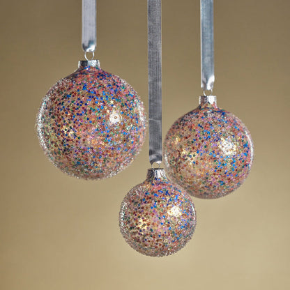 Confetti Glass Ball Ornament - Multi Bright - Ornaments by Carlyle Avenue