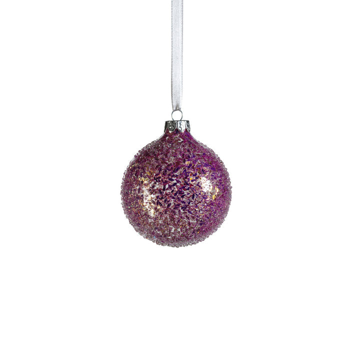 Confetti Glass Ball Ornament - Multi Pink - Ornaments by Carlyle Avenue