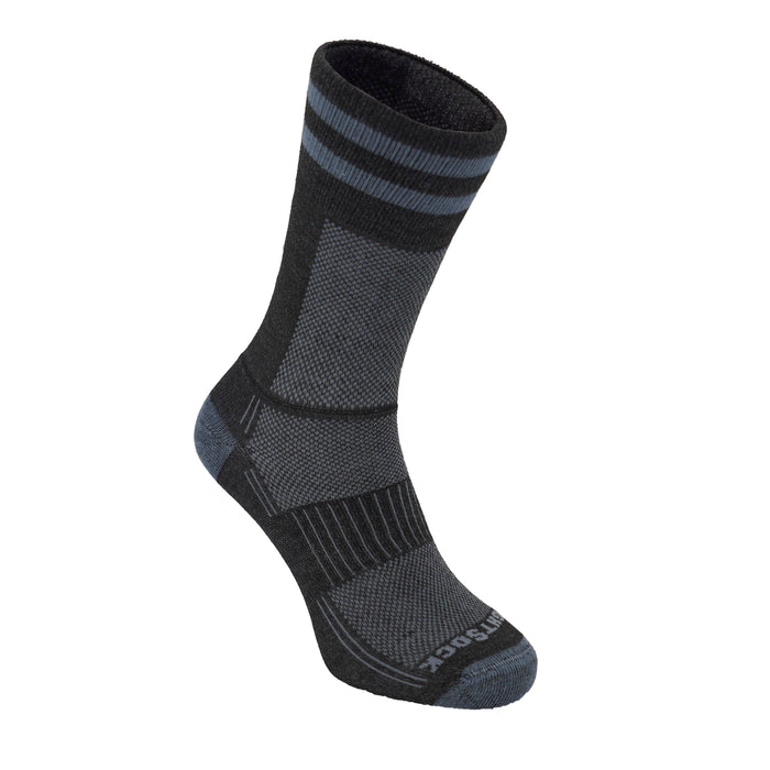 Black/Grey Stripes / Small / Crew