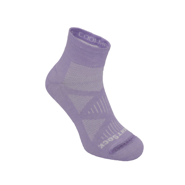 CoolMesh II Cushion style, Quarter height, Pale Lilac sock.