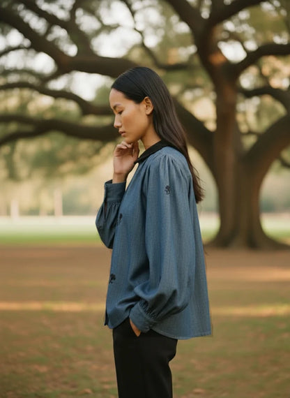 CORA HANDCRAFTED DENIM SHIRT