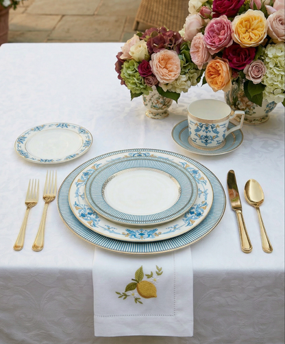 CORINNE 13" BONE CHINA CHARGER PLATE