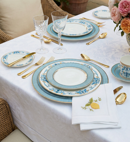 CORINNE 13" BONE CHINA CHARGER PLATE