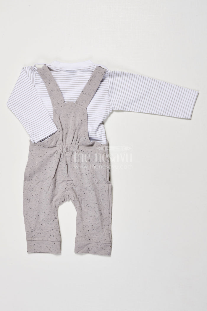 The Nesavu Baby Dungarees Cotton Baby Dungaree Outfit for Everyday Cuddles and Play Nesavu Nesavu baby dungaree set cotton long-sleeve top all-day comfort play