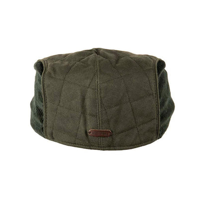 Cotton Wax Quilt Cord Flat Cap | Classic Design with Modern Appeal