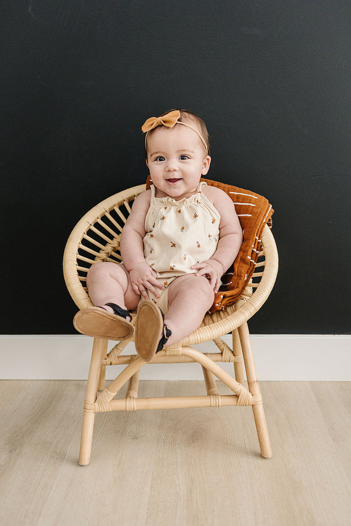 Cream Floral Bubble Romper