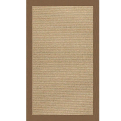 Creative Concepts-Sisal Canvas Cocoa Indoor/Outdoor Bordere Rectangle image