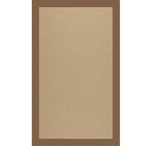 Creative Concepts-Sisal Canvas Cocoa Indoor/Outdoor Bordere Rectangle image