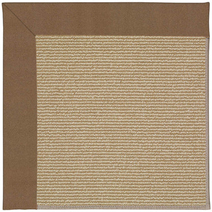 Creative Concepts-Sisal Canvas Cocoa Indoor/Outdoor Bordere Octagon image