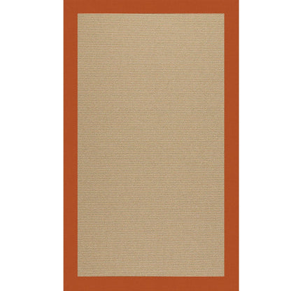 Creative Concepts-Sisal Canvas Rust Indoor/Outdoor Bordere Rectangle image
