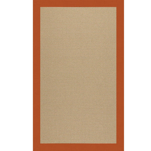 Creative Concepts-Sisal Canvas Rust Indoor/Outdoor Bordere Rectangle image