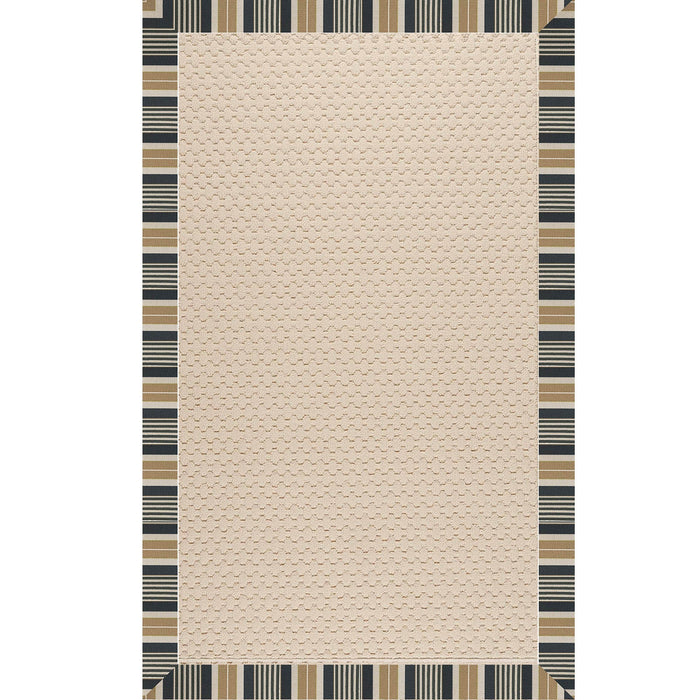 Creative Concepts-Sugar Mtn. Long Hill Ebony Indoor/Outdoor Bordere Rectangle image