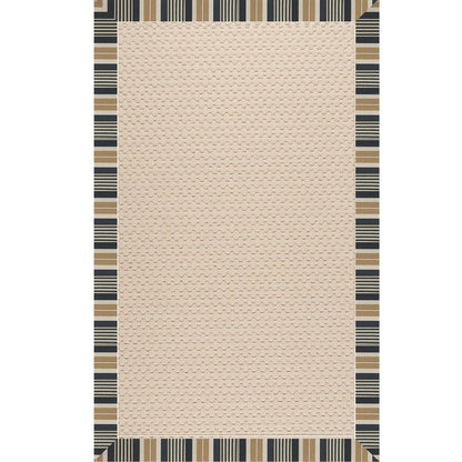 Creative Concepts-Sugar Mtn. Long Hill Ebony Indoor/Outdoor Bordere Rectangle image
