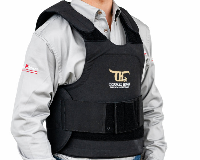 Crooked Horn Adult Bullfighter Rodeo Vest - Right Side