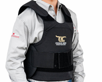 Crooked Horn Adult Bullfighter Rodeo Vest - Right Side