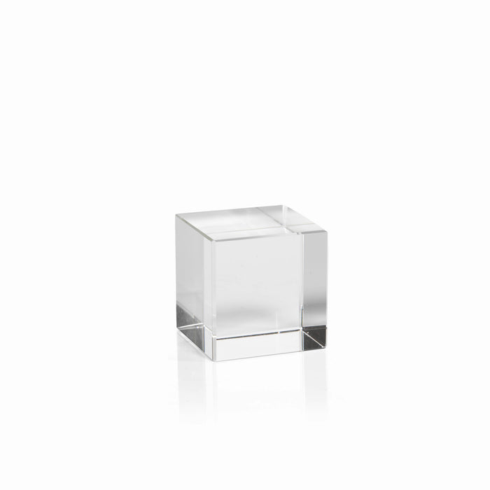 Crystal Glass Cube - Decorative Accessories by Carlyle Avenue