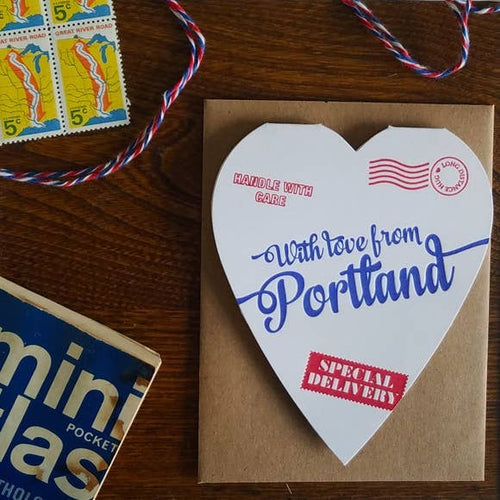CUSTOM special delivery heart from your city/state