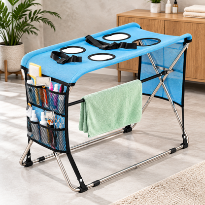 Foldable Pet Grooming Table for Large Dogs & Cats
