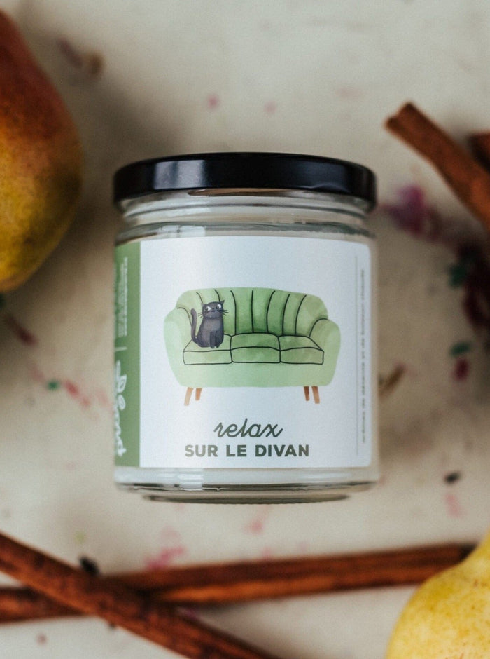DANS LA PRAIRIE Bougie Relax sur le Divan