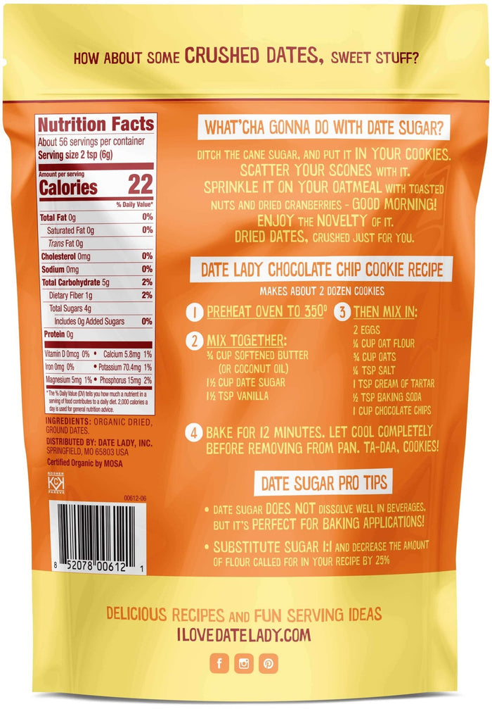 Date Lady | Organic Date Sugar 12oz - Date Lady - Living with Ivey