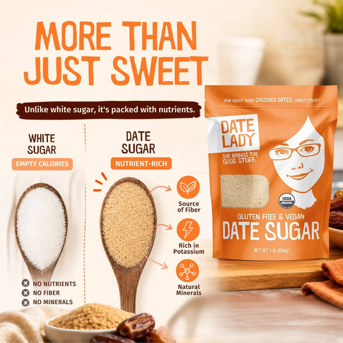 Date Lady | Organic Date Sugar 12oz - Date Lady - Living with Ivey