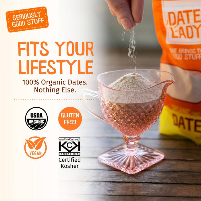 Date Lady | Organic Date Sugar 12oz - Date Lady - Living with Ivey