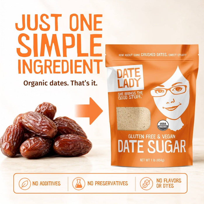 Date Lady | Organic Date Sugar 12oz - Date Lady - Living with Ivey