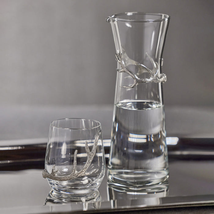 Davos Pewter Antler Drinkware Collection - Glassware by Carlyle Avenue