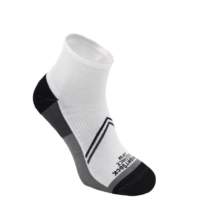 Distance, Quarter length, White/Grey.