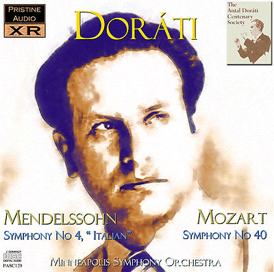 DORÁTI Mendelssohn: Symphony No. 4; Mozart: Symphony No. 40 (1952) - PASC129 - CD
