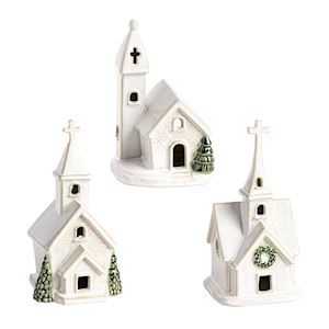 Double Tree Pressed Lace Church Sitter