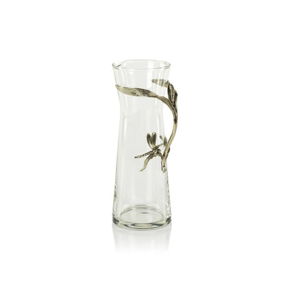 Dragonfly Pewter & Glass Pitcher - Drinkware by Carlyle Avenue